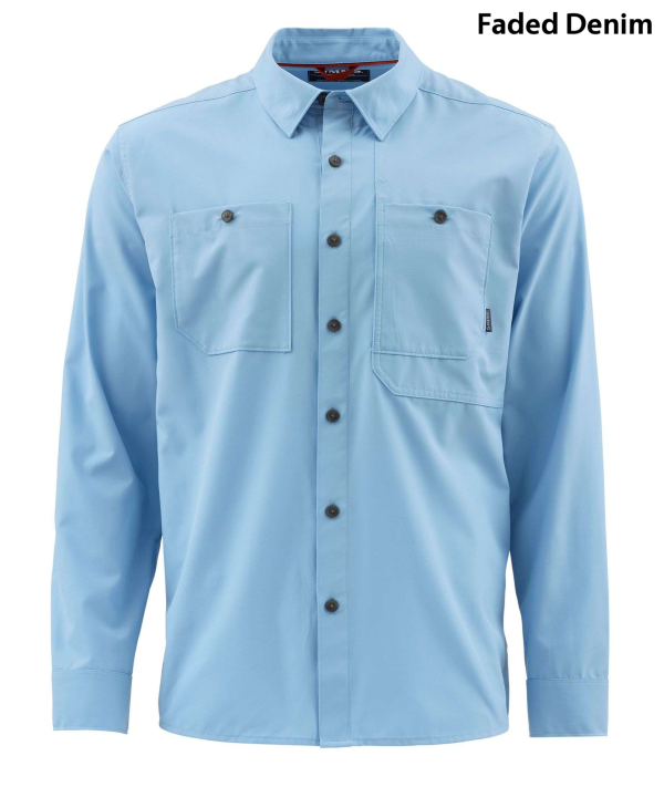 Simms Double Haul Shirt Faded Denim Simms Double Haul Shirt Faded Denim